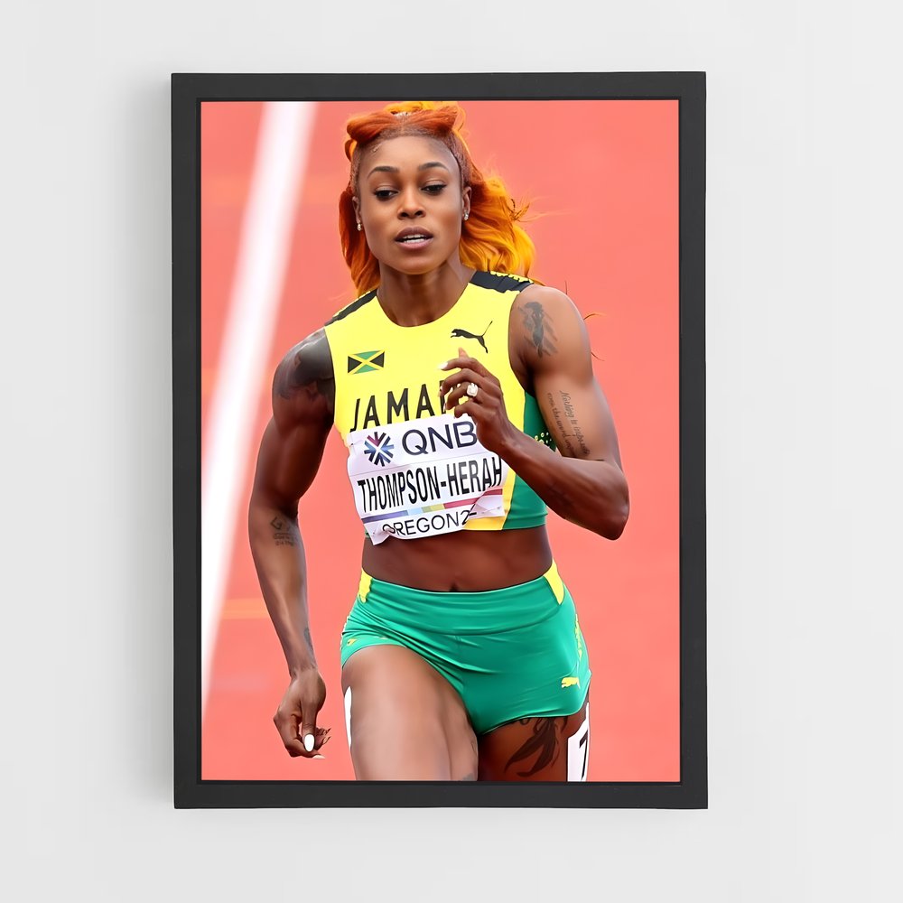 Poster La Jeune Étoile – affiche Athlétisme (vue 2)